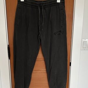 Billabong Men's Charcoal Black Jogger Sweatpants